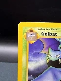 1st Edition 1999 Pokemon Golbat 34/62 Non Holo Fossil Vintage NM+ - Image 2