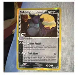 The Pokemon Company Nidoking Delta Species 6/101 Dragon Frontiers Holo Rare - Image 1