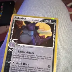 The Pokemon Company Nidoking Delta Species 6/101 Dragon Frontiers Holo Rare - Image 2