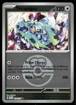 Terapagos (Love Ball) 178/217 Holo Rare Ascended Heroes Pokemon Reverse Holo NM - Image 1