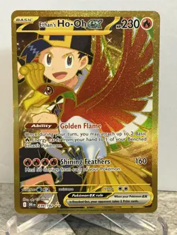Pokemon TCG Ethan's Ho-Oh ex 239/182 SV10 Destined Rivals Hyper Rare Holo - Image 1