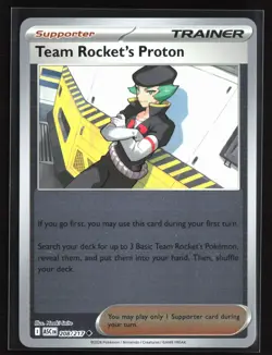 Pokemon TCG - Team Rocket's Proton Reverse Holo Uncommon ME: Ascended Heroes 208 - Image 1