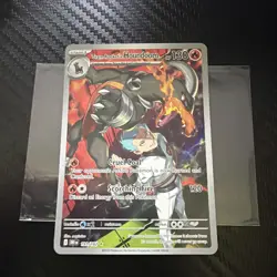 Pokemon TCG Team Rockets Houndoom Illustration Rare 191/182 Destined Rivals 9/10 - Image 1