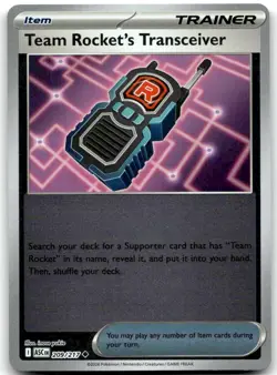 Pokemon Team Rocket's Transceiver Ascended Heroes ASC #209/217 Uncommon Reverse - Image 1