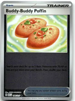 Pokemon Buddy-Buddy Poffin Ascended Heroes ASC #184/217 Common Reverse Holo NM - Image 1
