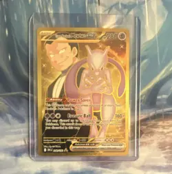 The Pokemon Company Team Rocket's Mewtwo ex 240/182 Hyper Rare Holo Full Art - Image 1