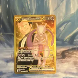 The Pokemon Company Team Rocket's Mewtwo ex 240/182 Hyper Rare Holo Full Art - Image 3