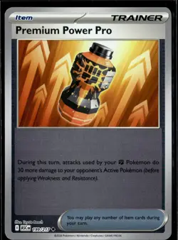 Premium Power Pro 199/217 Uncommon ME: Ascended Heroes Pokemon Reverse Holo NM - Image 1