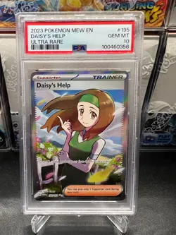 PSA 10 Daisy's Help 195/165 Full Art Ultra Rare Pokemon Scarlet & Violet 151 - Image 1
