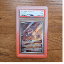 Mesprit 204/191 Sv08: Surging Sparks Illustration Rare Holo PSA 9 - Pokemon TCG - Image 1