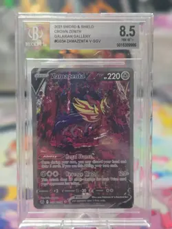 Pokemon TCG: Zamazenta V - GG54/GG70 - Crown Zenith Galarian Gallery - BGS 8.5 - Image 1