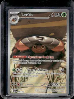 2025 Pokemon Destined Rivals Crustle #186/182 - Image 1