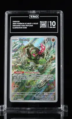 Okidogi 074/064 Sv: Shrouded Fable Holo Pokemon Tag 10 English #09 - Image 1
