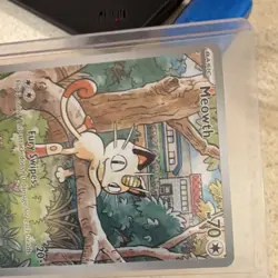 Pokemon Meowth 106/094 Full Art Holo Phantasmal Flames 2025 - Image 4