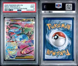 Mega Venusaur Ex 177/132 PSA 9 SIR 2025 Pokemon MEG En Special Illustration Rare - Image 3