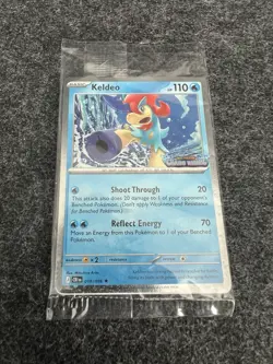 Pokemon TCG Keldeo 19/86 Chaos Rising Stamped Promo Sealed Barnes & Noble - Image 1