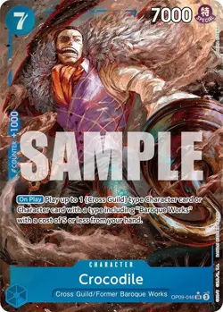 Crocodile 046 Parallel SR Emperors in the New World OP09 046 NM - Image 1