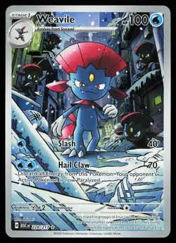 Weavile 228/217 Holo Illustration Rare Ascended Heroes Pokemon Card - Image 1