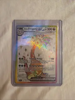 Pokemon TCG Alolan Exeggutor EX Holo Ultra Rare Card 225/191SV08 Surging Sparks - Image 4