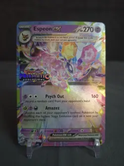 Espeon ex - (Prismatic Evolutions Stamp) 034/131 Miscellaneous Cards & Products - Image 1