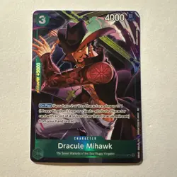 Dracule Mihawk (Illustration Box Vol.4) ST12-003 One Piece Promotion Cards Foil - Image 1