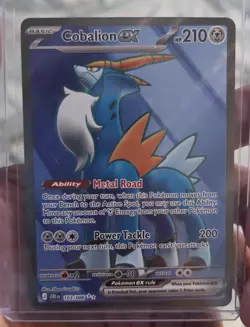 Pokemon Cobalion ex 103/086 CRI EN Full Art Ultra Rare Holo Pokemon Card - Image 1