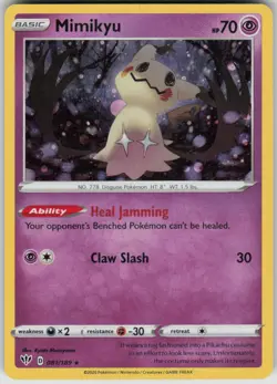 Pokemon Mimikyu - (Cosmos Holo) Promo Miscellaneous Cards & Products 081/189 NM - Image 1
