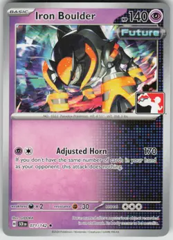 Pokemon Iron Boulder Rare Prize Pack Series Cards 071/142 NM - Image 1