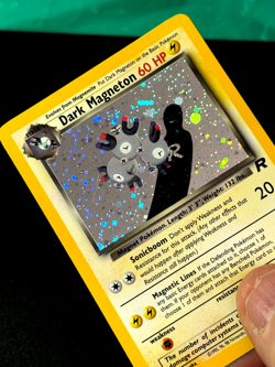 Dark Magneton - 11/82 - Pokemon Team Rocket Unlimited Holo Rare WOTC MP Card - Image 3