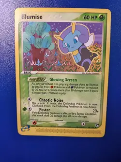 Illumise 38/100 Uncommon Sandstorm LP Pokemon E-Reader Card -Free Shipping!🚚- - Image 3