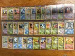 *Near Complete* Pokemon Base Set 2 Common/Uncommon/Trainer/Energy 87-Card Lot - Image 1