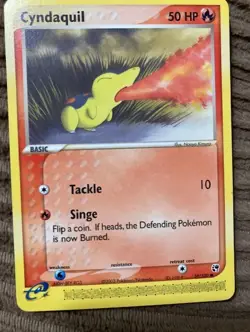 CYNDAQUIL 59/100 POKEMON CARD SANDSTORM COMMON NM SANDSTORM - Image 1