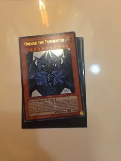 Yu-Gi-Oh! Obelisk the Tormentor JUMP-EN037 Limited Ultra Rare MP/HP - Image 3