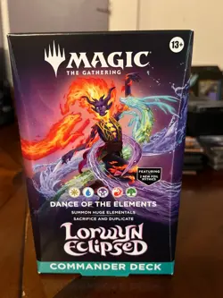 Magic the Gathering New Lorwyn Eclipsed Dance of the Elements + 100 Card Sleeves - Image 1