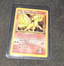 Pokemon Card - Blaine's Ninetales Gym Challenge 21/132 Rare 1st Edition - Image 1