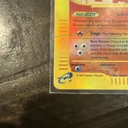 Flareon 8/144 Reverse Holo Rare Pokemon TCG Skyridge Vintage Card - Image 5