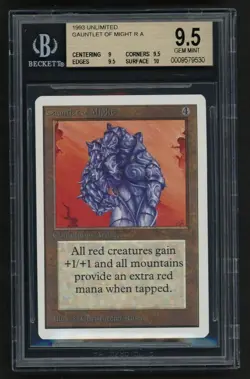 ***BGS 9.5 Unlimited Gauntlet of Might (Pop 30)*** MTG Magic Kid Icarus - Image 1