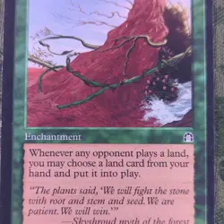 Magic: The Gathering Burgeoning Green Enchantment Regular Heather Hudson - Image 1