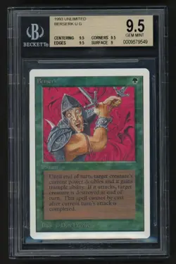***BGS 9.5 Unlimited Berserk (Pop 30)*** MTG Unlimited Magic Kid Icarus - Image 1
