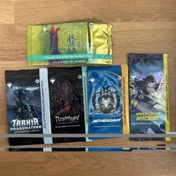 5x MTG Collector Sample Booster Pack Lot - Tarkir Duskmourne Aetherdrift Mom Nc - Image 1