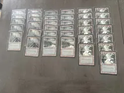 MTG ice Basic Lands Lot English/german Snow Covered MP 236 Mostly MP Check Pics - Image 1