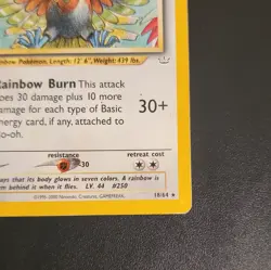 Ho-oh #18/64 Neo Revelation Rare Regular Eng 90HP Basic Unlimited Pokemon TCG - Image 4
