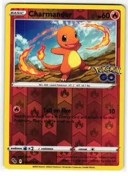 CHARMANDER 008/078 POKEMON GO ENGLISH POKEMON TCG - Image 1
