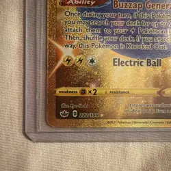 Pokemon TCG Electrode Chilling Reign 222/198 Holo Secret Rare - Image 2