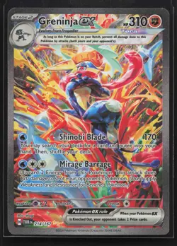 Pokemon TCGTwilight Masquerade #214/167 Greninja ex Special Illustration Rare - Image 1