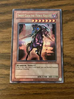 Swift Gaia the Fierce Knight RP02-EN085 Ultra Rare Yugioh Retro Pack 2 NM/M - Image 1
