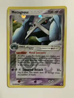 Pokemon Metagross 11/101 EX Hidden Legends Holo Rare 100 HP English NM Unplayed - Image 1