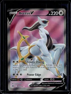 2022 Pokemon SWSH Brilliant Stars Arceus V #165/172 - Image 1