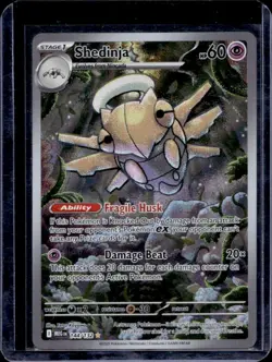 2025 Pokemon Mega Evolution Shedinja Illustration Rare #144/132 - Image 1