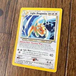 Light Dragonite 14/105 Rare Neo Destiny Holo Unlimited Pokemon TCG 1995-2000 - Image 4